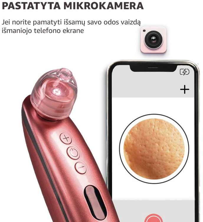 GESS SLEEK BLACKHEAD DULKUMINIS SUSIurbiklis SU KAMEROS