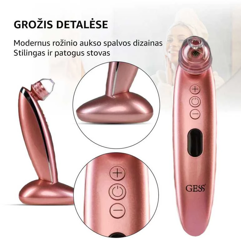 GESS SLEEK BLACKHEAD DULKUMINIS SUSIurbiklis SU KAMEROS