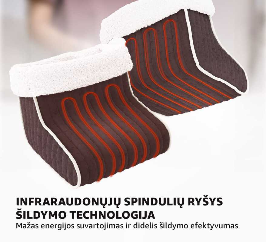 Kojų šildyklė ECOSAPIENS UGI ELEKTRINIS ŠILDYTUVAS PĖDAI, modelis - UGI ...