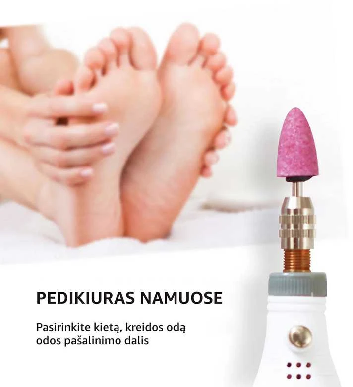 Manikiūro rinkinys, poliruoklis Gess Nail Art Ultra