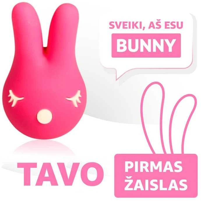RestArt Bunny vibratorius, 6 režimai, G taško klitoris Klito spenelių stimuliavimas