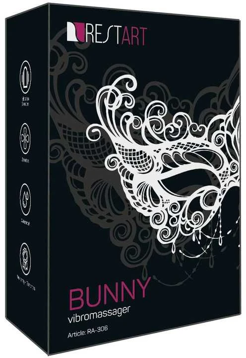 RestArt Bunny vibratorius, 6 režimai, G taško klitoris Klito spenelių stimuliavimas