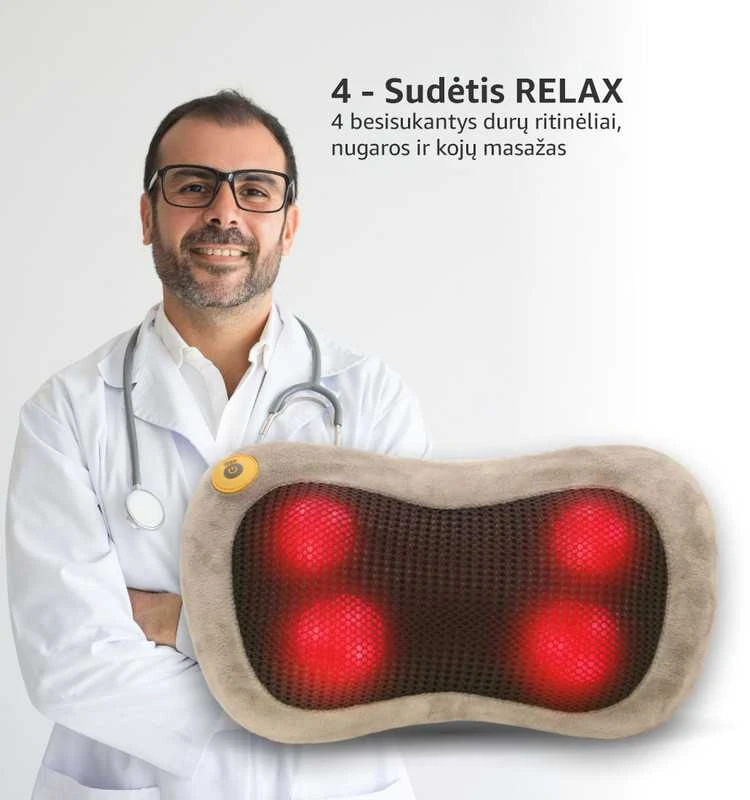 Šildanti pagalvė GESS uShiatsu Masažo pagalvė
