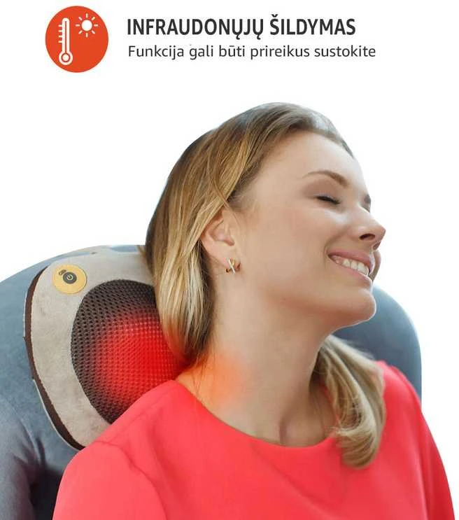 Šildanti pagalvė GESS uShiatsu Masažo pagalvė