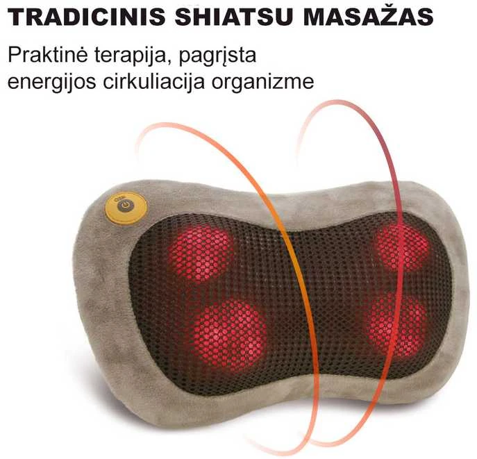 Šildanti pagalvė GESS uShiatsu Masažo pagalvė