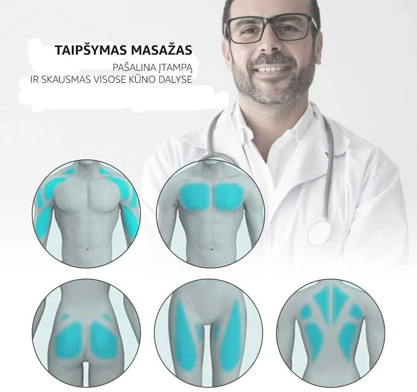 Smūginis masažuoklis Gess Revolver