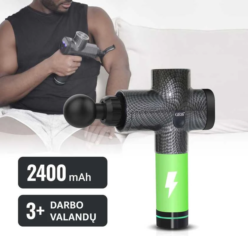 Smūginis masažuoklis Gess Revolver
