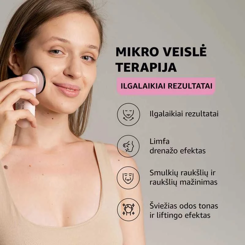 Veido masažuoklis su infraraudonųjų spindulių šildymu ir EMS, Gess Reisen
