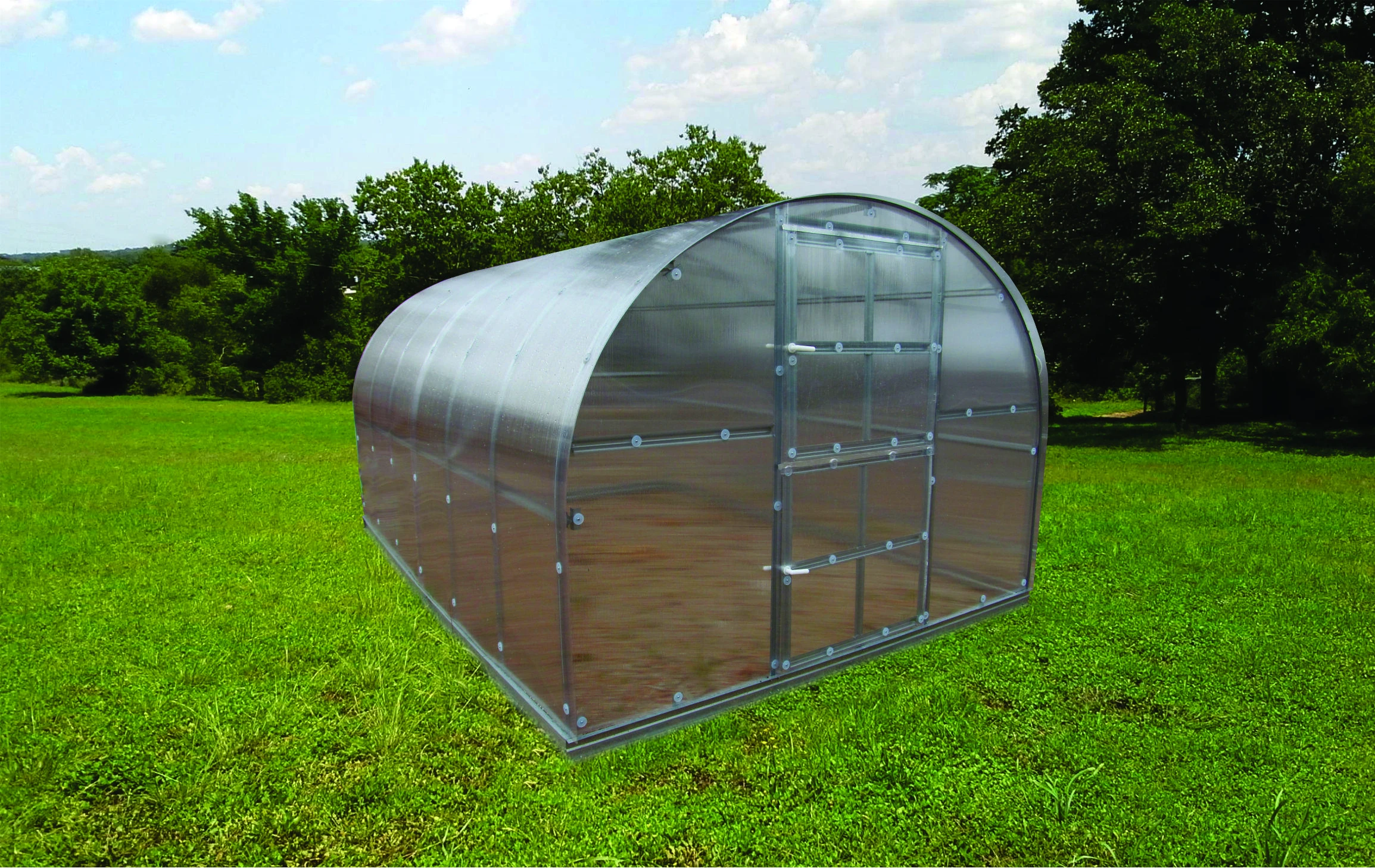 Meistro Kodas Arkinis šiltnamis KLASIKA 6 m2/6 mm danga (3x2 m)