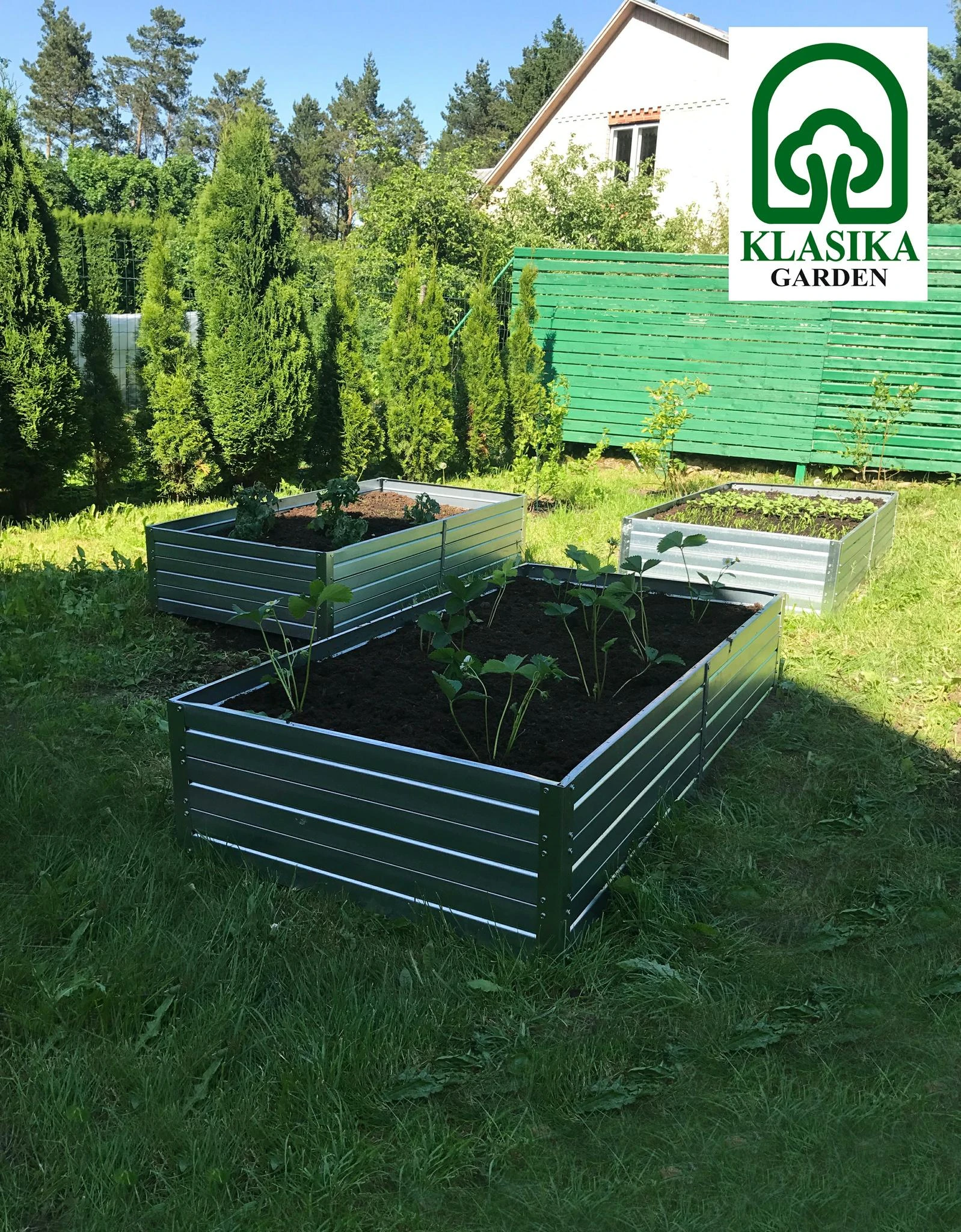 Pakelta lysvė KLASIKA GARDEN, cinkuota (nedažyta)