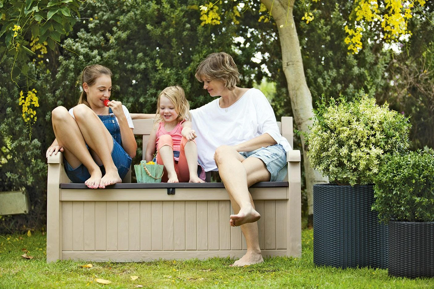 Keter Suoliukas-daiktadėžė EDEN GARDEN BENCH 265 L