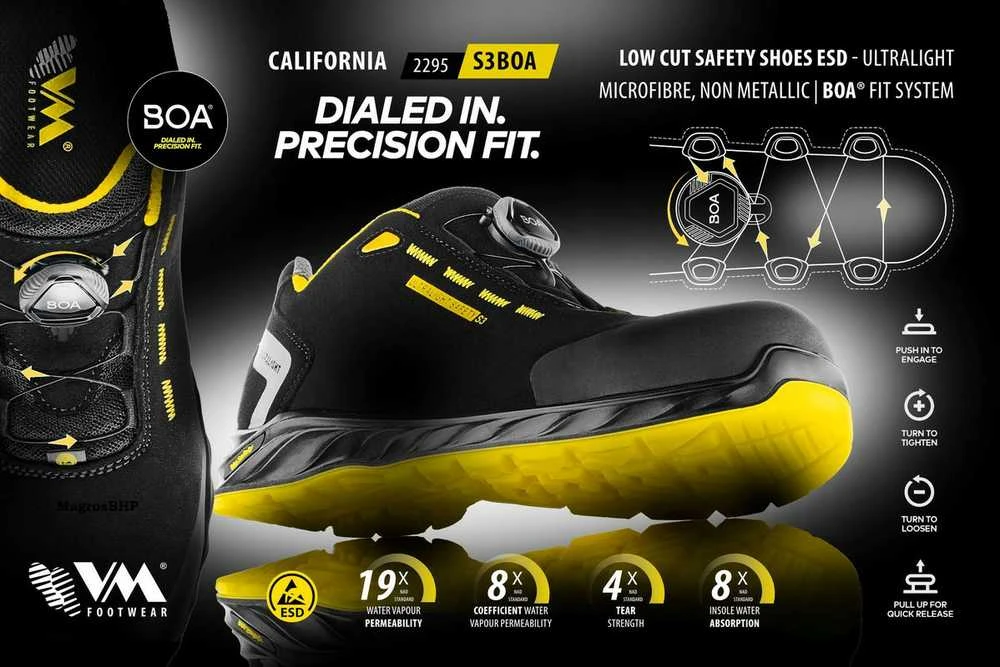 BOA California S3 ESD SRC darbo batai 42 d.