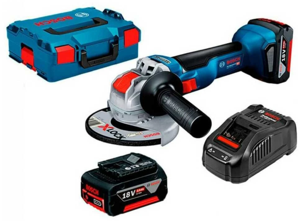 Bosch GWX 18V-10, LB 2x5.0, 1880CV
