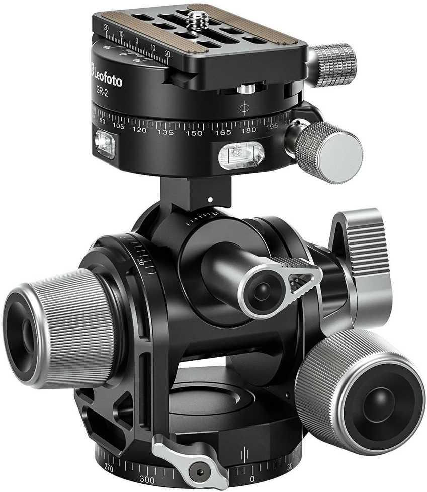 Trikojinės galvutės - Leofoto G4 Pro 3-Axis Geared 20kg Aluminum