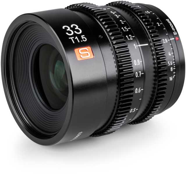 Fotoaparato objektyvas - Viltrox 33 mm T1.5 kino objektyvas Sony E jungčiai