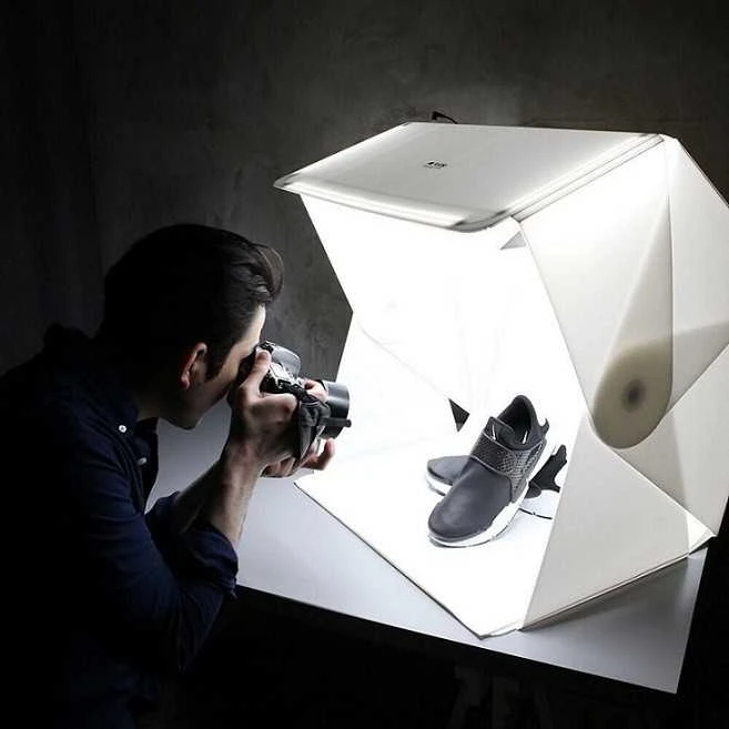 Fotografavimo palapinė LED ORANGEMONKIE Foldio 3 61 x 58.4 x 65.4 cm
