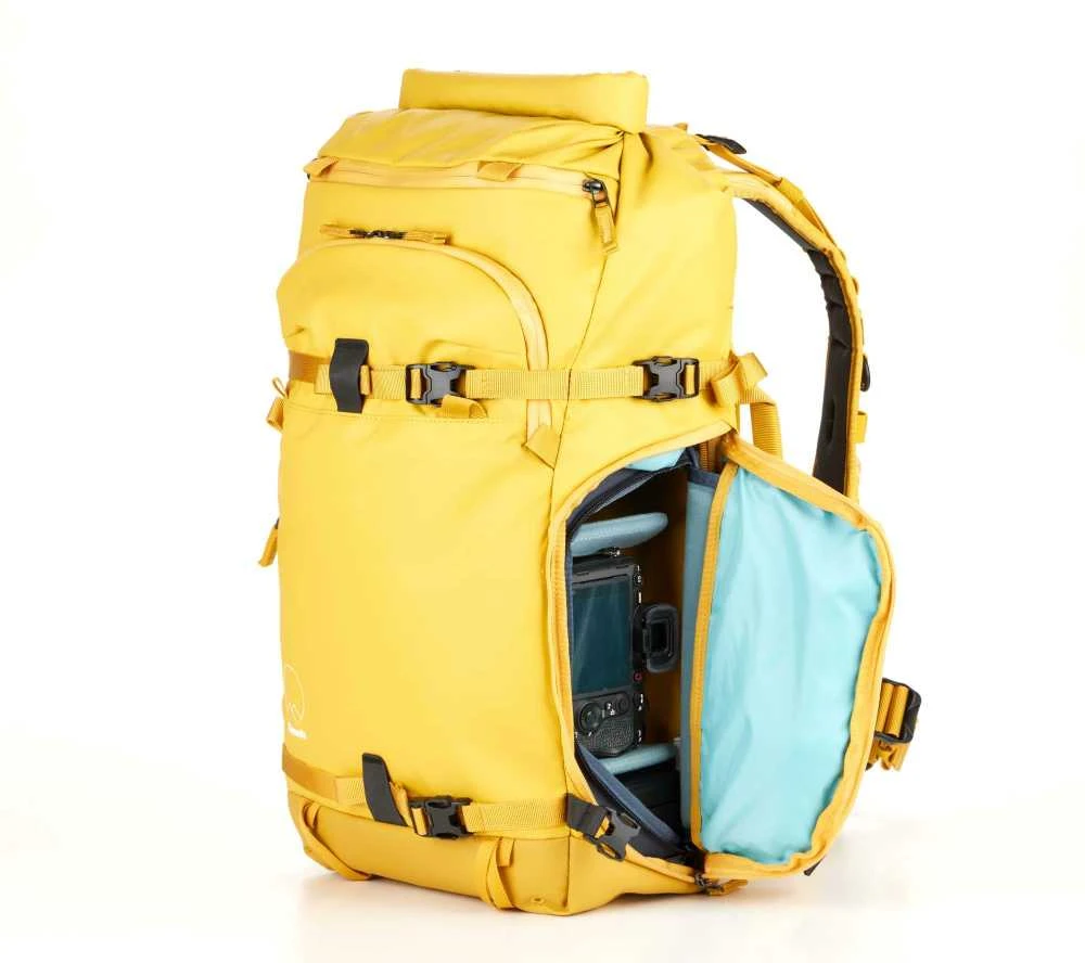 Krepšys kamerai - Shimoda Action X30 V2 11.8W x 20.1H x 6.7D colių Geltonas