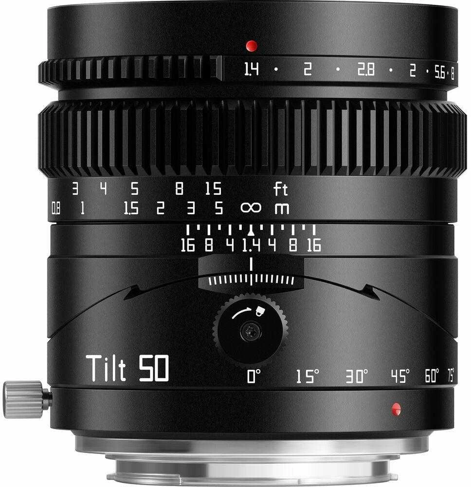 Kameros objektyvas - TTArtisan Tilt 50mm F1.4 Canon R Full-Frame Manual Focus