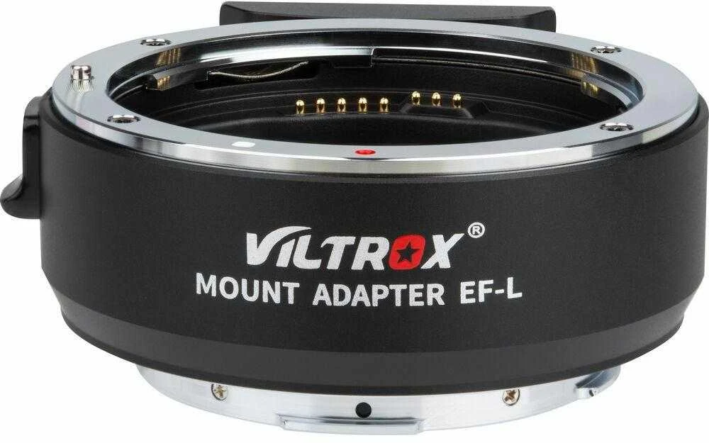 Adapteris - Viltrox EF L Automatinio Fokusavimo Objektyvo Montavimo Adapteris Canon EF/EF-S Objektyvams, Type C Atnaujinimo Prievadas, Juodas