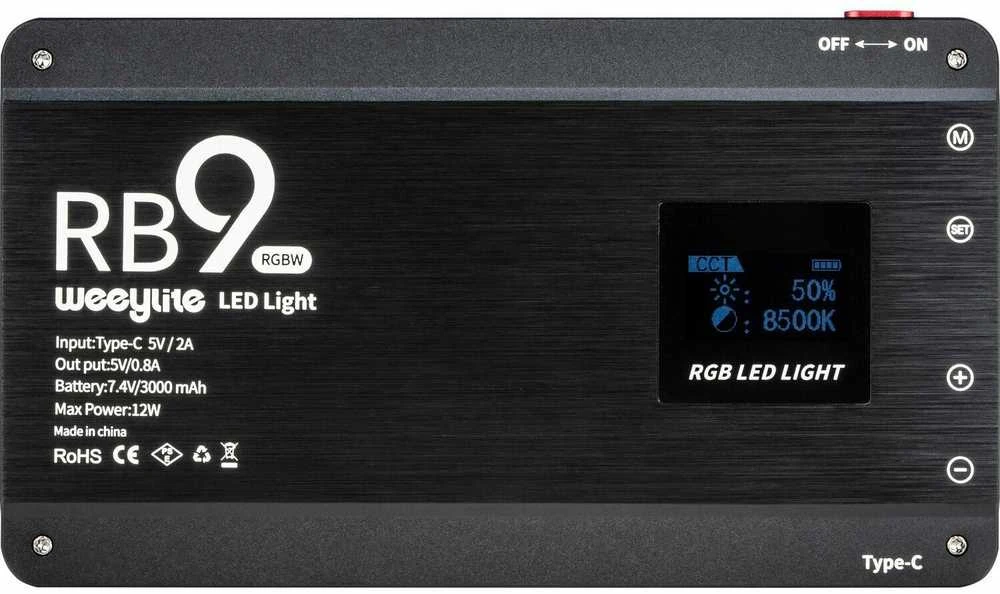 Viltrox Weeylite lempa LED RB9