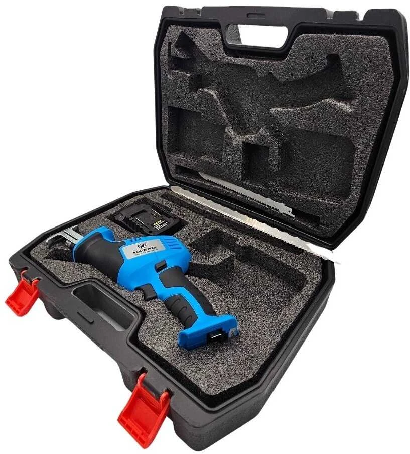 Akumuliatorinis mineralinės vatos pjovimo peilis su Makita 18v bateriju adapteriu Kentauras KNKD-01X