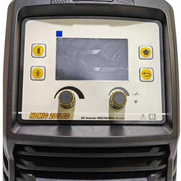 Suvirinimo pusautomatis Hugong HDMIG200 LCD 200A, 230V Vienfazis