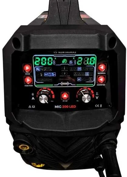 Suvirinimo pusautomatis Kentauras MIG 200LED 200A, 230V KOMPLEKTAS NR2