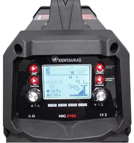 Suvirinimo pusautomatis Kentauras MIG 210X 200A, 230V KOMPLEKTAS 2