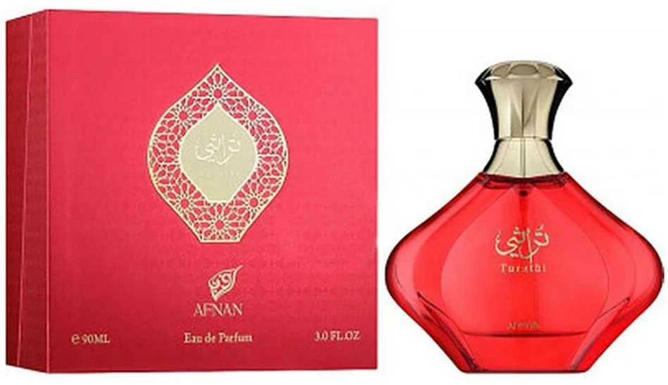 Afnan Turathi Raudona EDP parfumuotas vanduo moterims, 90 ml