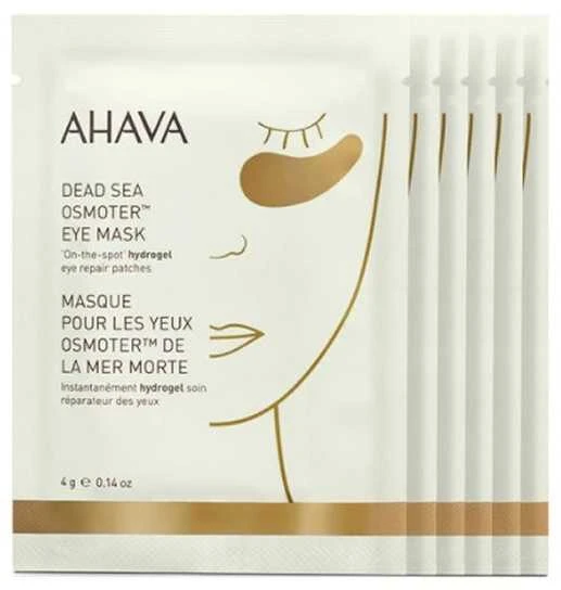 AHAVA Dead Sea Osmoter™ akių kontūro kaukės, 6 vnt.