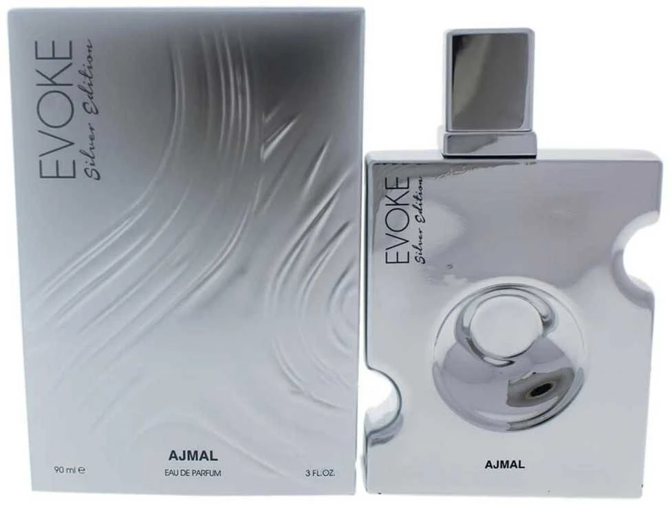 Ajmal Evoke Him Sidabrinis Edition EDP parfumuotas vanduo vyrams, 90 ml