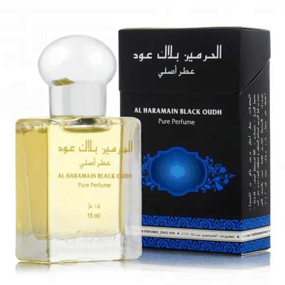 Al Haramain Juodas Oudh PP kvepalai unisex, 15 ml