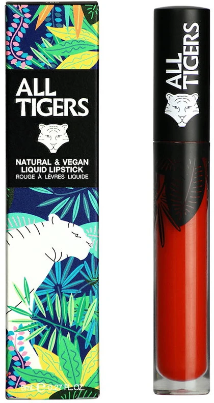 „All Tigers“ natūralūs ir veganiški matiniai lūpų dažai „886 Shake The Ground“, 8 ml