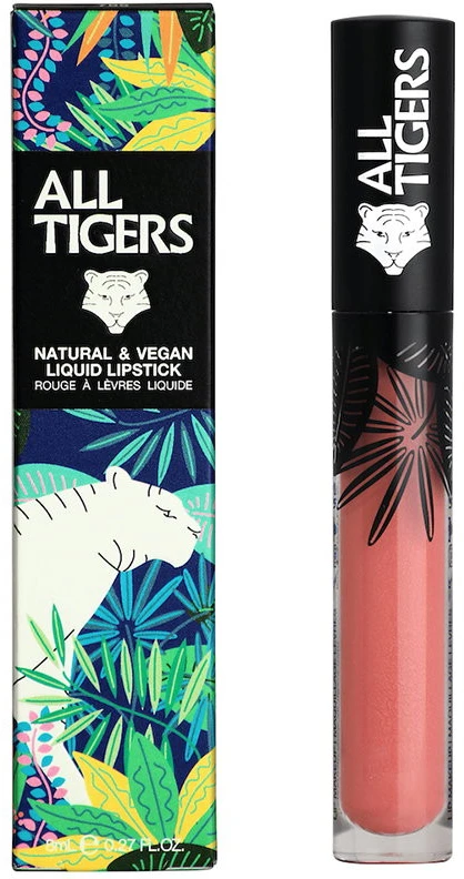 All Tigers Natural & Vegan Natural Matte Lūpų blizgis 696 Chase Your Dreams, 8 ml