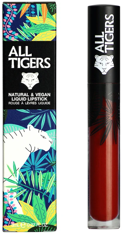 „All Tigers“ natūralūs ir veganiški natūralūs matiniai lūpų dažai „889 Command Respect“, 8 ml