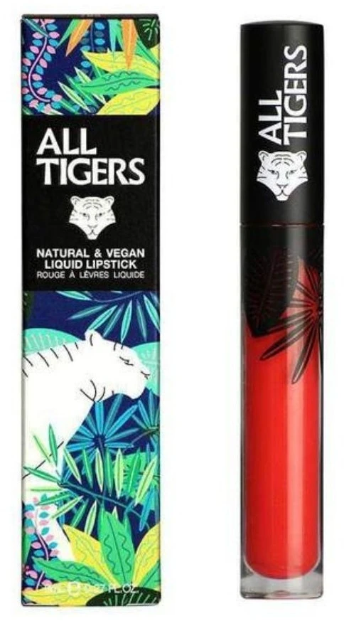 All Tigers Natural & Vegan Natural Matte Lūpų blizgis 784 Lead The Game, 8 ml