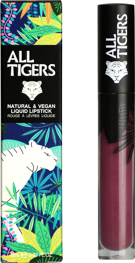 „All Tigers“ natūralūs ir veganiški matiniai lūpų dažai „980 Feel The Power“, 8 ml