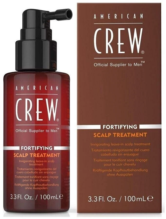 „American Crew Fortifying“ augalinių baltymų nenuplaunamas galvos odos serumas apimčiai, 100 ml