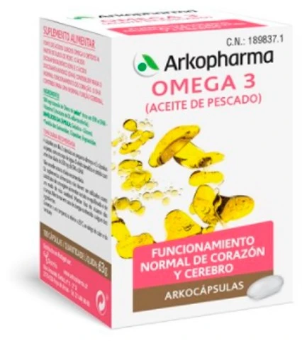 Arkopharma Omega 3 Žuvų Aliejus 100 Kapsulių
