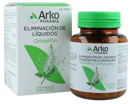 Arkopharma Arkocápsulas Ortosifon 80 Kapsulių
