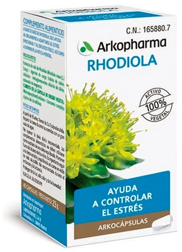 Arkopharma Relaxacijos kapsulės Rhodiorelax 45 vnt.