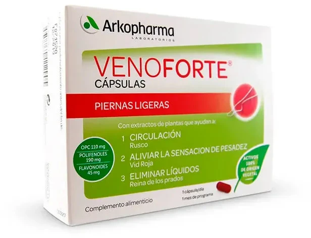 Arkopharma Venoforte 30 kapsulių