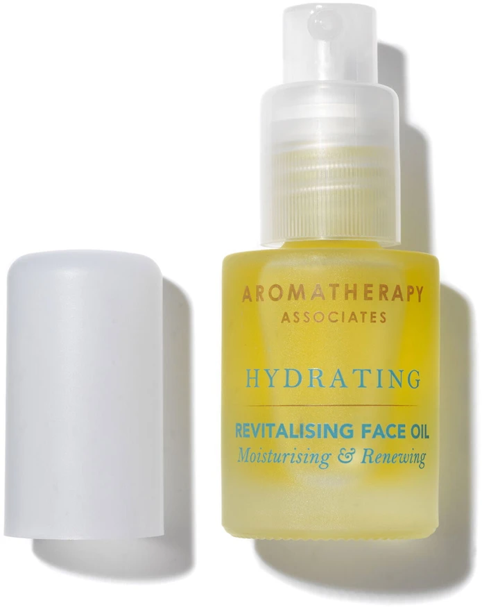 „Aromatherapy Associates“ drėkinamasis rožių eterinių aliejų gaivinantis aliejus veidui, 15 ml