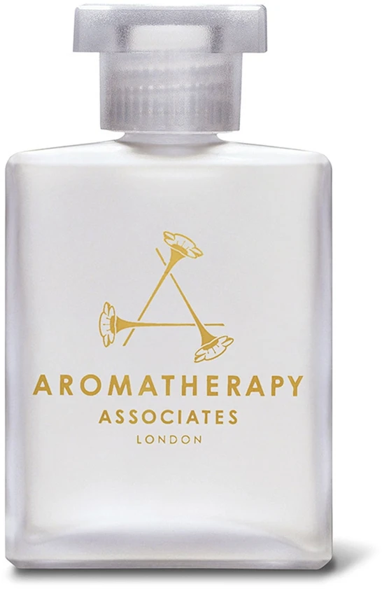 „Aromatherapy Associates“, „Support Breathe“, natūralūs eteriniai aliejai, gaivus, sumedėjęs ir aštrus, minkštinantis, vonios aliejus, 55 ml *Mėginys