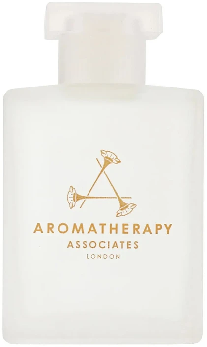 „Aromatherapy Associates“ atpalaiduojantis levandų ir pipirmėčių vonios aliejus, 55 ml *Testuojamasis buteliukas