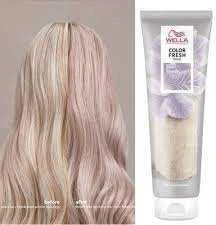 Kaukė suteikianti atspalvį plaukams Wella Color Fresh Mask 150 ml - Pearl Skirtas šviesiems plaukams