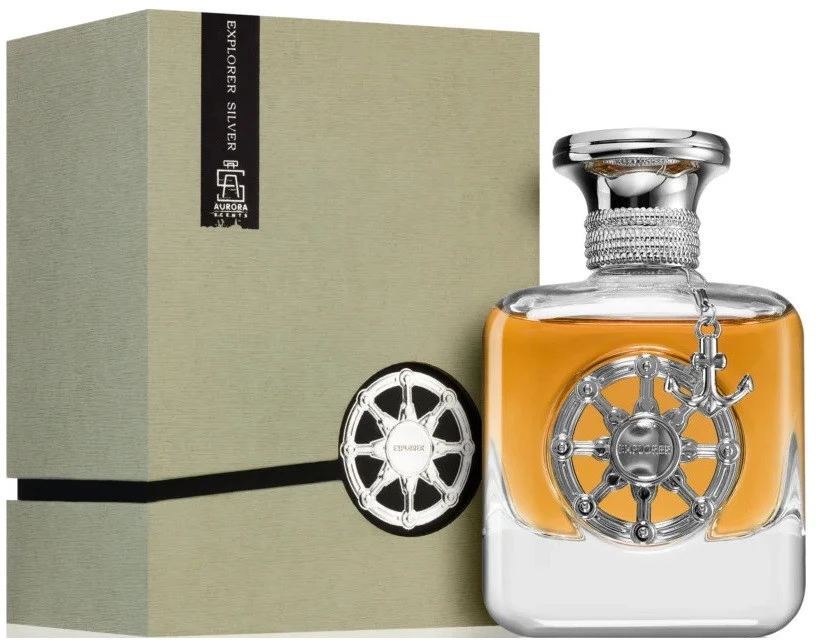 Aurora Scents Aurora Explorer Sidabrinis EDP parfumuotas vanduo vyrams, 100 ml