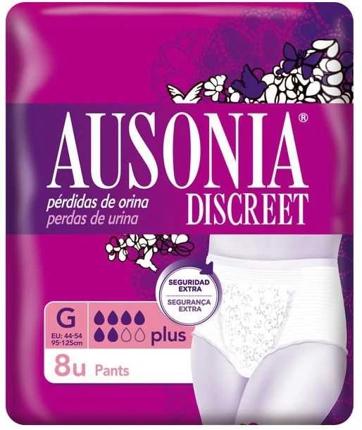 "Ausonia Discreet G Plus" kelnaitės 8 vienetai