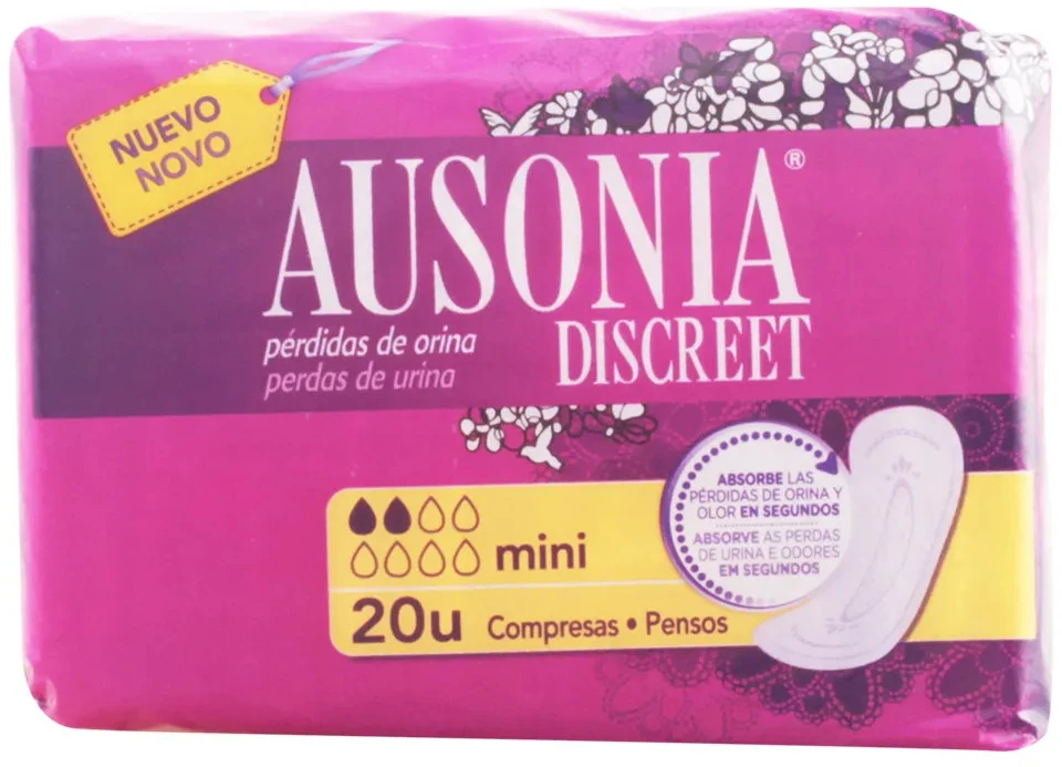 Ausonia Discreet Mini higieniniai rankšluosčiai 20 vnt