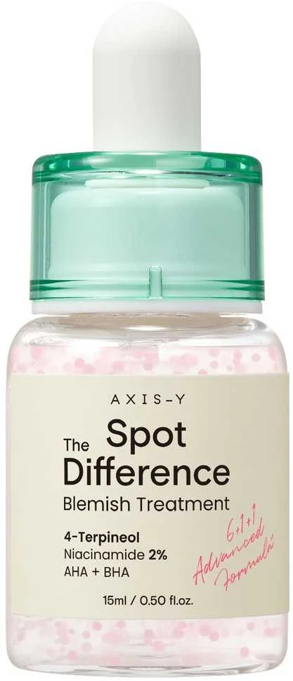 AXIS-Y Spot The Difference Blemish Treatment Vietinio poveikio priemonė nuo aknės jautriai odai, 15 ml